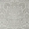 black-grey botanical jacquard fabric from Clarke & Clarke