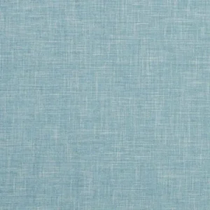 blue plain velvet-chenille fabric from Clarke & Clarke