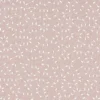 purple spotted embroideried fabric from Clarke & Clarke