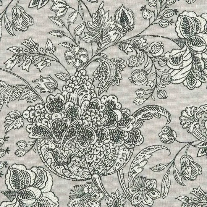 Woodsford Fabric - Charcoal swatch