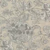 black-grey botanical woven fabric from Clarke & Clarke