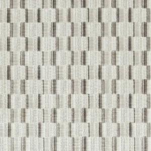 black-grey geometric velvet-chenille fabric from Clarke & Clarke
