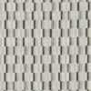 black-grey geometric velvet-chenille fabric from Clarke & Clarke
