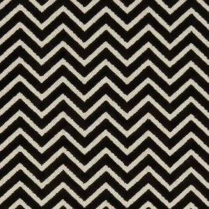 black-grey geometric velvet-chenille fabric from Clarke & Clarke
