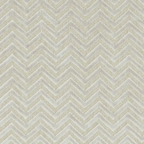 Prisma Fabric - Ivory by black-grey geometric velvet-chenille fabric from Clarke & Clarke