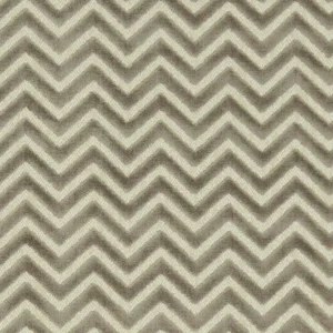brown geometric velvet-chenille fabric from Clarke & Clarke
