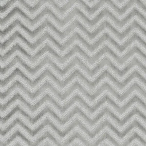 black-grey geometric velvet-chenille fabric from Clarke & Clarke