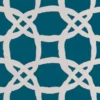 blue geometric jacquard fabric from Clarke & Clarke
