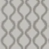 black-grey geometric jacquard fabric from Clarke & Clarke