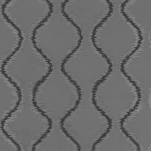 black-grey geometric jacquard fabric from Clarke & Clarke