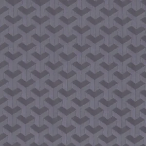 black-grey geometric jacquard fabric from Clarke & Clarke