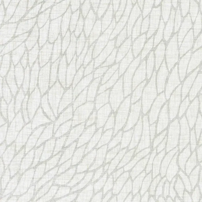 Coralino Sheer Fabric - Chalk / Silver swatch