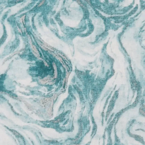 Lavico Sheer Fabric - Mineral / Kingfisher by blue misc voile-sheer fabric from Clarke & Clarke