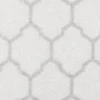 black-grey geometric voile-sheer fabric from Clarke & Clarke