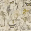black-grey animal cotton fabric from Clarke & Clarke