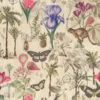 multicolour animal cotton fabric from Clarke & Clarke