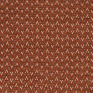 orange geometric velvet-chenille fabric from Clarke & Clarke