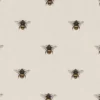 white animal printed fabric from Clarke & Clarke