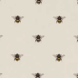 white animal printed fabric from Clarke & Clarke
