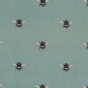 blue animal printed fabric from Clarke & Clarke