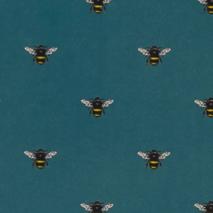 Abeja Fabric - Teal swatch