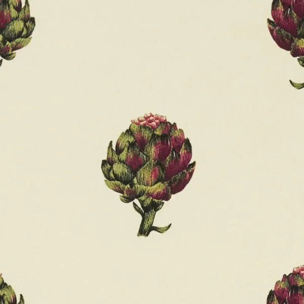 green botanical printed fabric from Clarke & Clarke