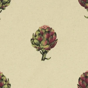 green botanical printed fabric from Clarke & Clarke