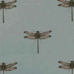 blue animal printed fabric from Clarke & Clarke