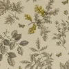 black-grey botanical printed fabric from Clarke & Clarke