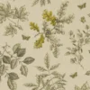 black-grey botanical printed fabric from Clarke & Clarke