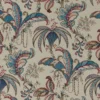 blue botanical printed fabric from Clarke & Clarke