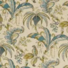 blue botanical printed fabric from Clarke & Clarke