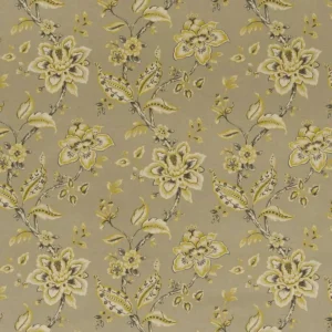 blue botanical printed fabric from Clarke & Clarke