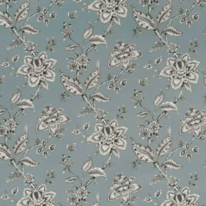 brown botanical printed fabric from Clarke & Clarke