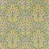 green botanical printed fabric from Clarke & Clarke