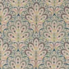 blue botanical printed fabric from Clarke & Clarke
