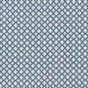 blue geometric embroideried fabric from Clarke & Clarke