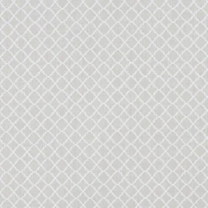 black-grey geometric embroideried fabric from Clarke & Clarke