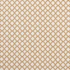orange geometric embroideried fabric from Clarke & Clarke