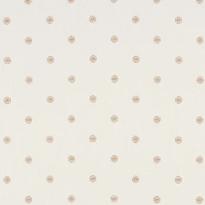 brown spotted embroideried fabric from Clarke & Clarke