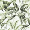 green botanical cotton fabric from Clarke & Clarke