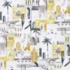 black-grey misc cotton fabric from Clarke & Clarke