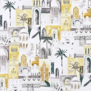 black-grey misc cotton fabric from Clarke & Clarke