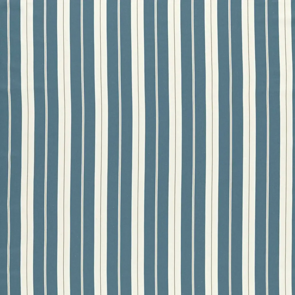 blue striped cotton fabric from Clarke & Clarke