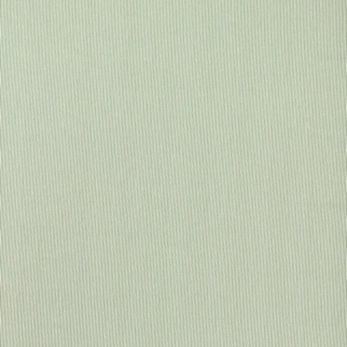 Breton Fabric - Sage by green striped cotton fabric from Clarke & Clarke