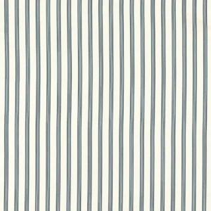 blue striped cotton fabric from Clarke & Clarke