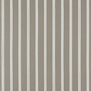 neutral striped cotton fabric from Clarke & Clarke