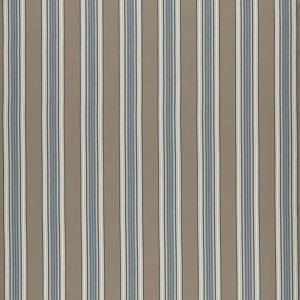 blue striped cotton fabric from Clarke & Clarke