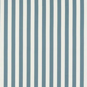 blue striped cotton fabric from Clarke & Clarke