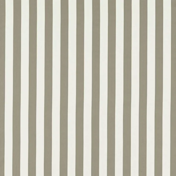Portland Fabric - Linen by neutral striped cotton fabric from Clarke & Clarke